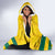 Togo Independence Day Hooded Blanket Lion With Coat Of Arms Kente Pattern