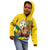 Togo Independence Day Kid Hoodie Lion With Coat Of Arms Kente Pattern