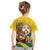 Togo Independence Day Kid T Shirt Lion With Coat Of Arms Kente Pattern