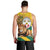 Togo Independence Day Men Tank Top Lion With Coat Of Arms Kente Pattern