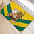 Togo Independence Day Rubber Doormat Lion With Coat Of Arms Kente Pattern