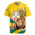 Togo Independence Day Rugby Jersey Lion With Coat Of Arms Kente Pattern