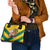 Togo Independence Day Shoulder Handbag Lion With Coat Of Arms Kente Pattern