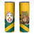 Togo Independence Day Skinny Tumbler Lion With Coat Of Arms Kente Pattern