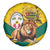 Togo Independence Day Spare Tire Cover Lion With Coat Of Arms Kente Pattern