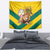 Togo Independence Day Tapestry Lion With Coat Of Arms Kente Pattern