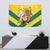 Togo Independence Day Tapestry Lion With Coat Of Arms Kente Pattern