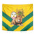 Togo Independence Day Tapestry Lion With Coat Of Arms Kente Pattern