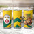 Togo Independence Day Tumbler Cup Lion With Coat Of Arms Kente Pattern