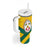 Togo Independence Day Tumbler With Handle Lion With Coat Of Arms Kente Pattern