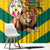 Togo Independence Day Window Curtain Lion With Coat Of Arms Kente Pattern