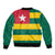 Togo Country Flag Bomber Jacket Togolese Independence