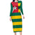 Togo Country Flag Family Matching Long Sleeve Bodycon Dress and Hawaiian Shirt Togolese Independence