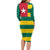 Togo Country Flag Family Matching Long Sleeve Bodycon Dress and Hawaiian Shirt Togolese Independence