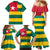 Togo Country Flag Family Matching Mermaid Dress and Hawaiian Shirt Togolese Independence