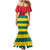 Togo Country Flag Family Matching Mermaid Dress and Hawaiian Shirt Togolese Independence