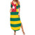 Togo Country Flag Family Matching Summer Maxi Dress and Hawaiian Shirt Togolese Independence