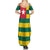 Togo Country Flag Family Matching Summer Maxi Dress and Hawaiian Shirt Togolese Independence