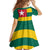 Togo Country Flag Kid Short Sleeve Dress Togolese Independence