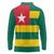 Togo Country Flag Long Sleeve Polo Shirt Togolese Independence