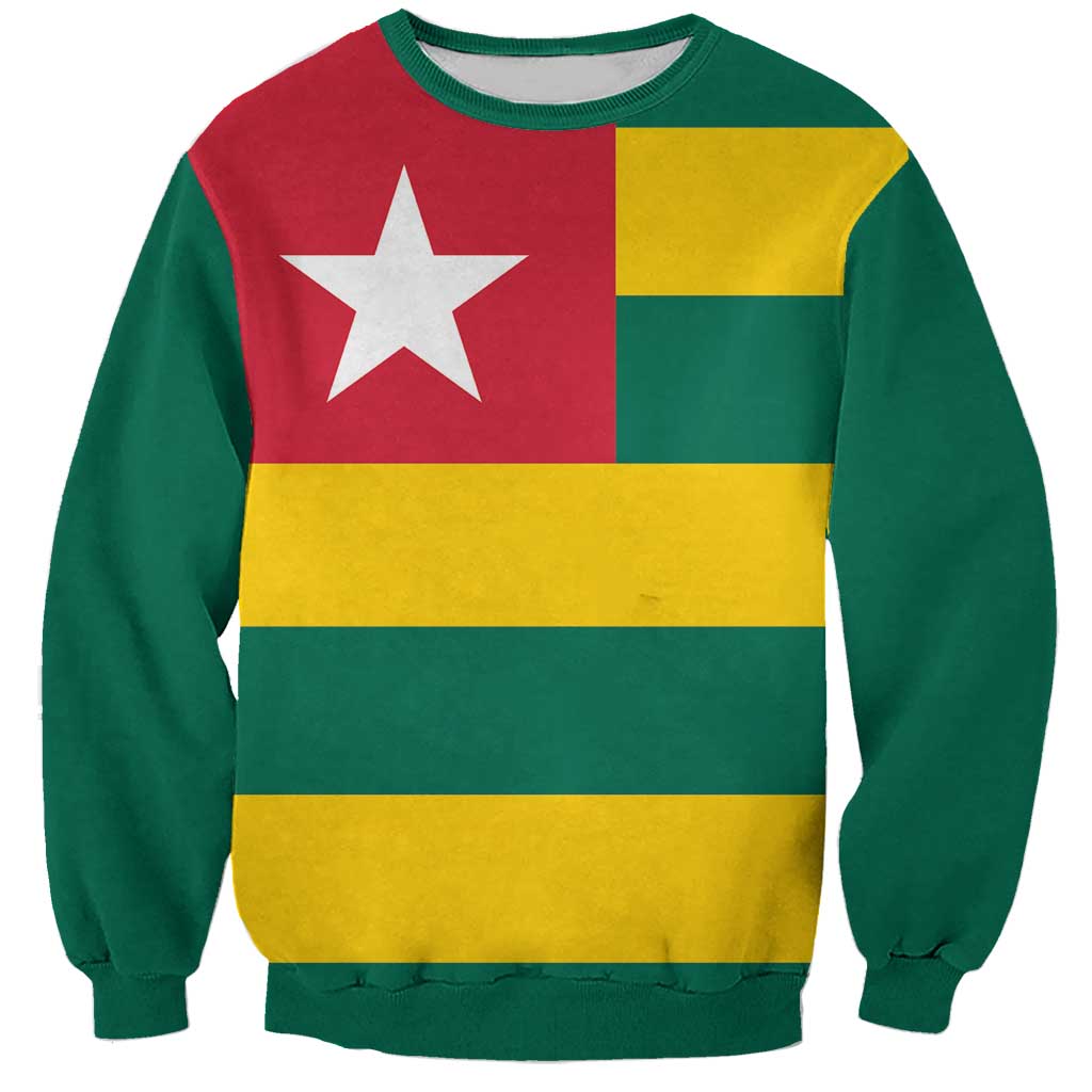 Togo Country Flag Sweatshirt Togolese Independence