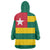 Togo Country Flag Wearable Blanket Hoodie Togolese Independence