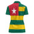 Togo Country Flag Women Polo Shirt Togolese Independence