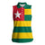 Togo Country Flag Women Sleeveless Polo Shirt Togolese Independence