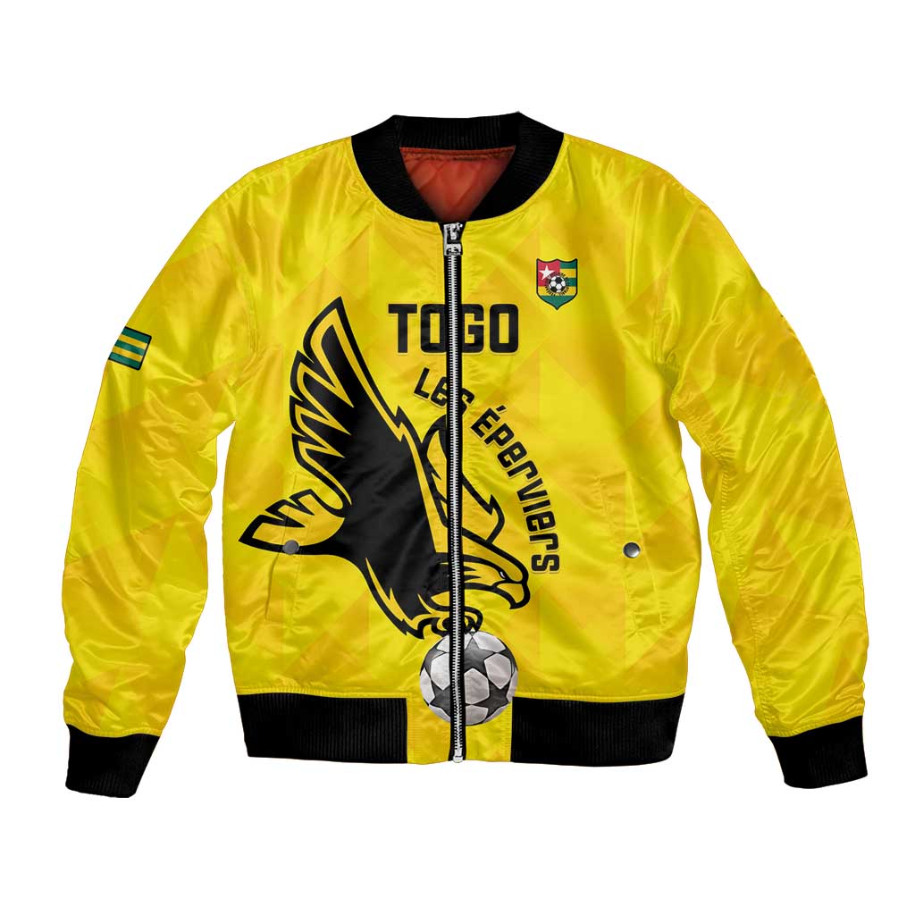 Custom Togo Football Bomber Jacket Come On Les Eperviers