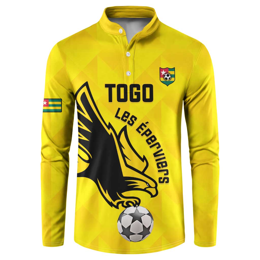 Custom Togo Football Button Sweatshirt Come On Les Eperviers