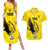 Custom Togo Football Couples Matching Summer Maxi Dress and Hawaiian Shirt Come On Les Eperviers