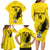 Custom Togo Football Family Matching Long Sleeve Bodycon Dress and Hawaiian Shirt Come On Les Eperviers