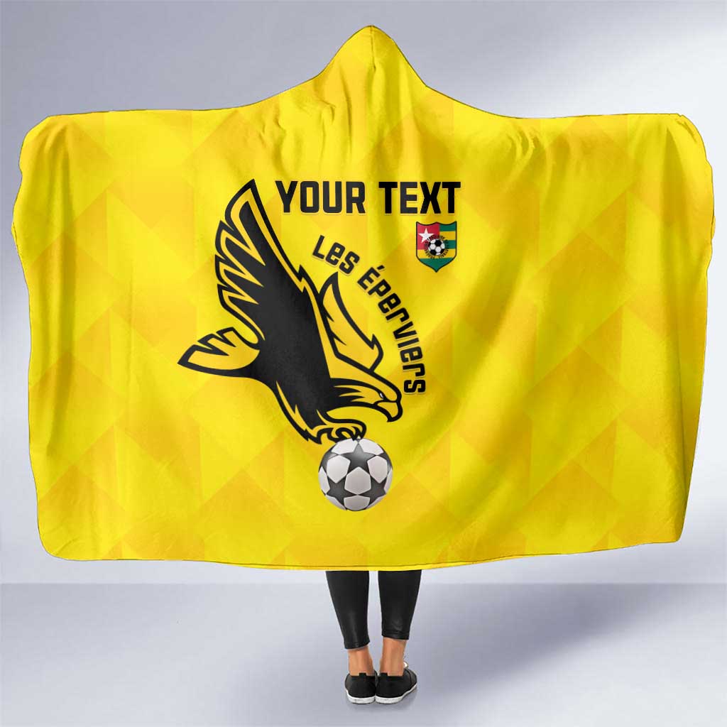 Custom Togo Football Hooded Blanket Come On Les Eperviers