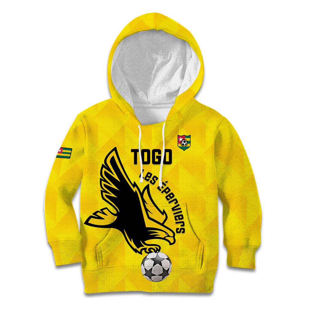 Custom Togo Football Kid Hoodie Come On Les Eperviers