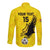 Custom Togo Football Long Sleeve Button Shirt Come On Les Eperviers