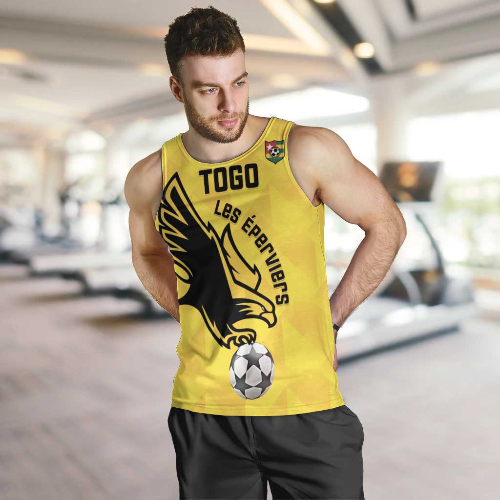 Custom Togo Football Men Tank Top Come On Les Eperviers