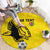 Custom Togo Football Round Carpet Come On Les Eperviers