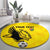 Custom Togo Football Round Carpet Come On Les Eperviers