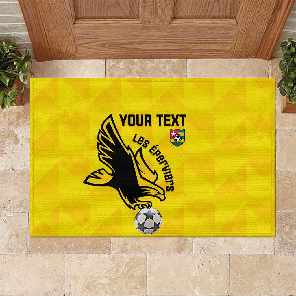 Custom Togo Football Rubber Doormat Come On Les Eperviers