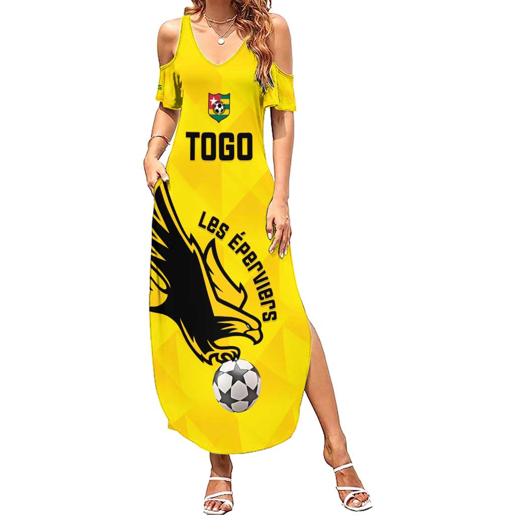 Custom Togo Football Summer Maxi Dress Come On Les Eperviers