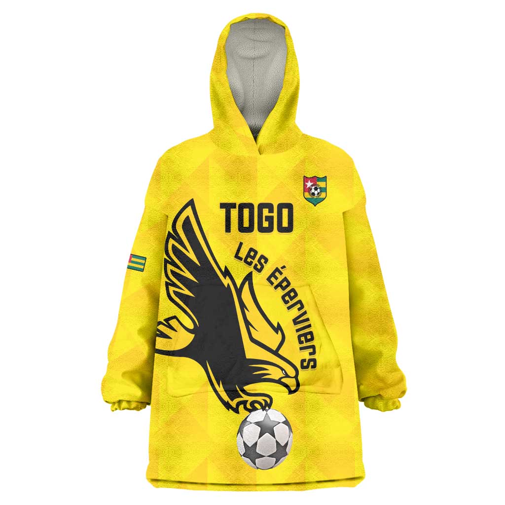 Custom Togo Football Wearable Blanket Hoodie Come On Les Eperviers