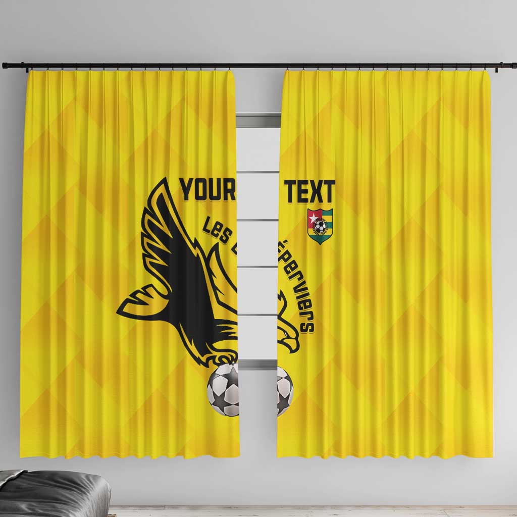 Custom Togo Football Window Curtain Come On Les Eperviers