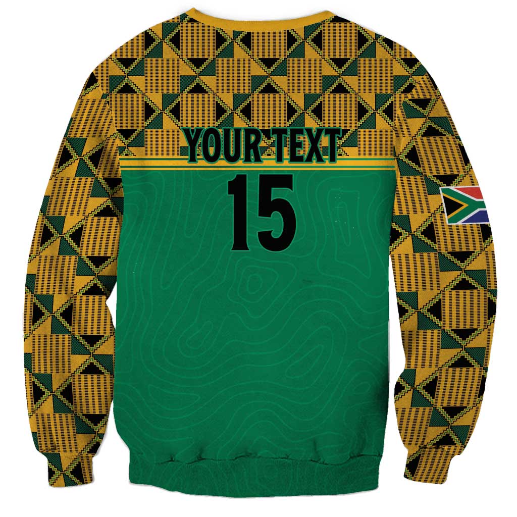 Custom South Africa Soccer Sweatshirt Go Champions