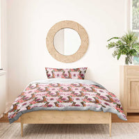 Kentucky Lucky Horseshoe Floral Bedding Set Vintage Western Pattern