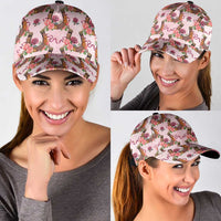 Kentucky Lucky Horseshoe Floral Classic Cap Vintage Western Pattern