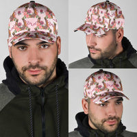 Kentucky Lucky Horseshoe Floral Classic Cap Vintage Western Pattern