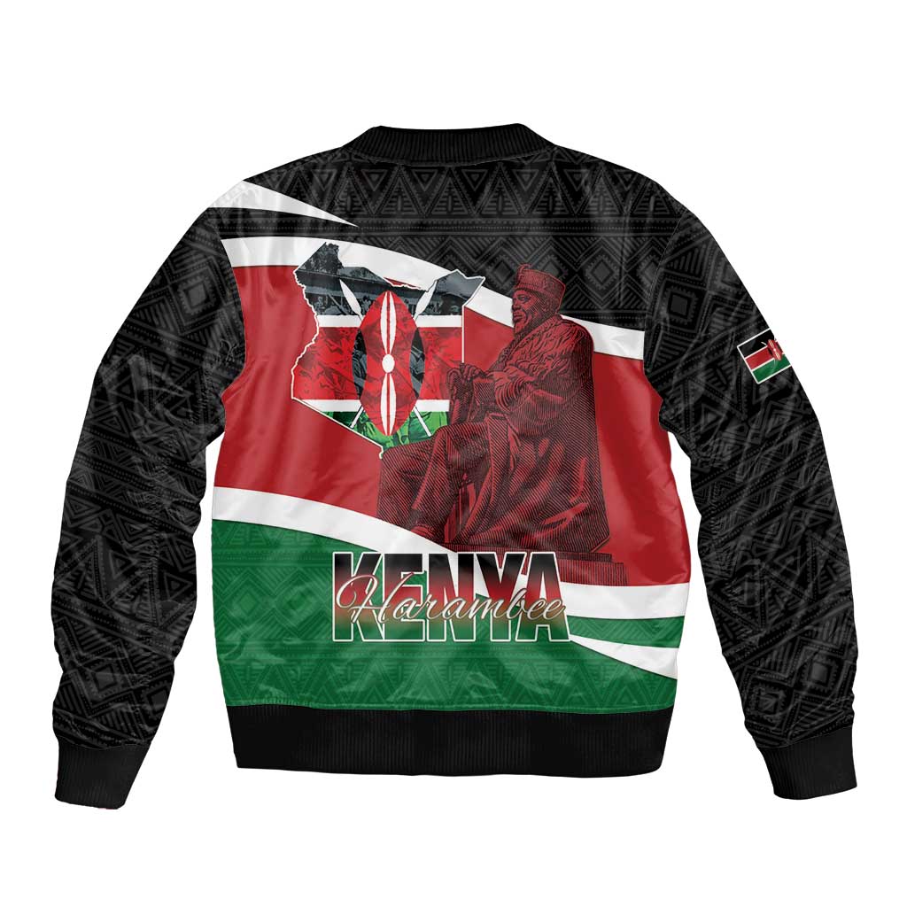 Happy Madaraka Day 2025 Bomber Jacket Kenya Harambee