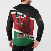 Happy Madaraka Day 2025 Button Sweatshirt Kenya Harambee