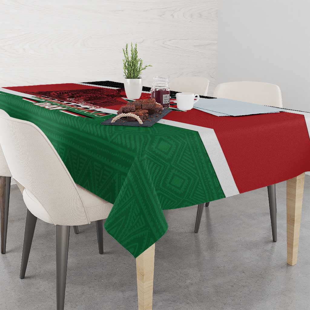 Happy Madaraka Day 2025 Tablecloth Kenya Harambee