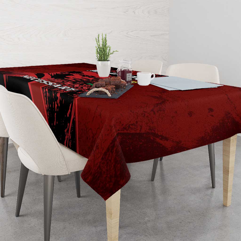 Happy Malcolm X Day Tablecloth By Any Means Necessary